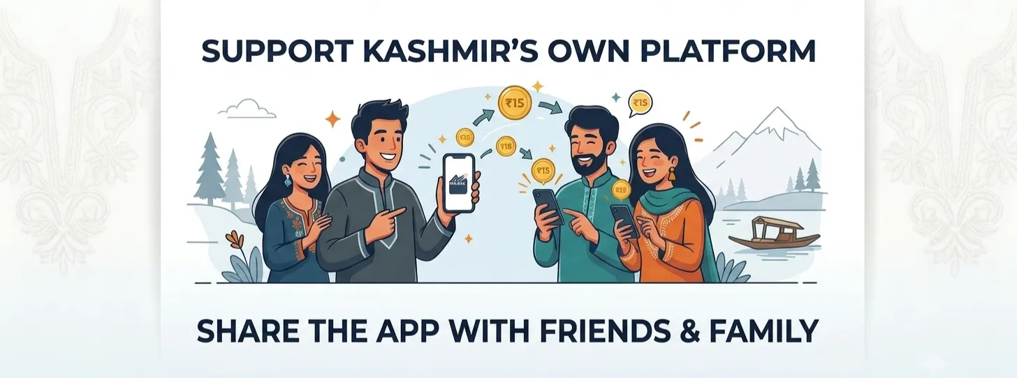  Empower Kashmir's Economy: Ride with Milbaz, Your Local Platform